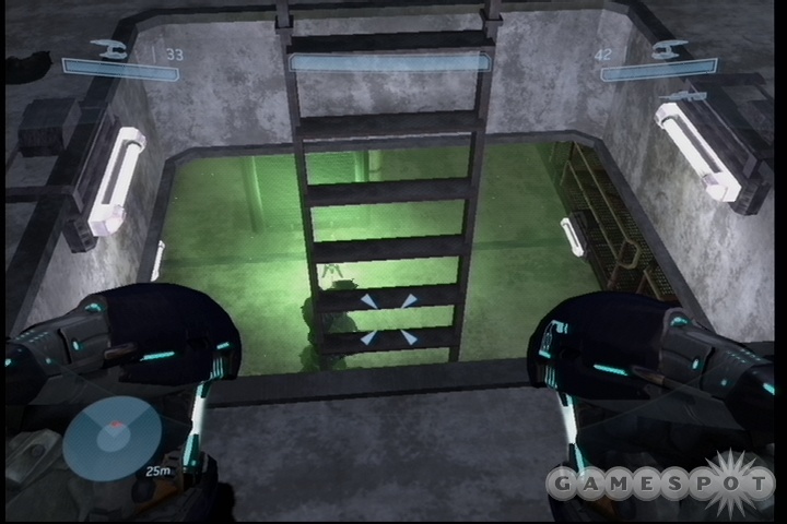 If you head up into the ducts you can get the drop on your opponents…literally.