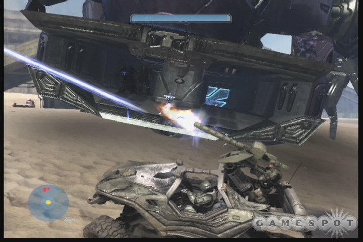 After your gunner drops the Scarab, hop into its rear entrance and take it out for good.