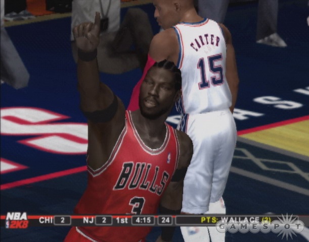 Big Ben points out how many new game modes there are in NBA 2K8.