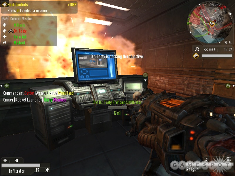 Infiltrators using teleporters can reach the security controls quickly.