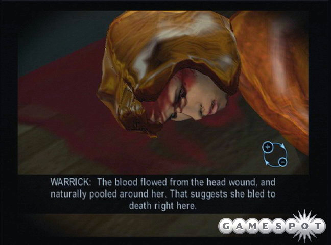 The PS2 needed a port of 3 Dimensions of Murder like this lady needs another massive head wound.