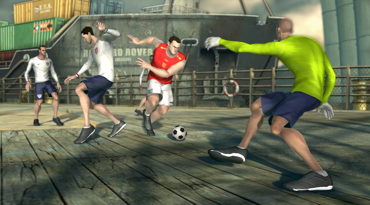 Think Rooney is dangerous on a real pitch? Wait until you see what he can do in FIFA Street 3.