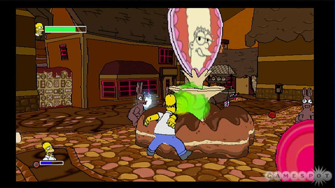 The Simpsons take on the game industry at large in The Simpsons Game.