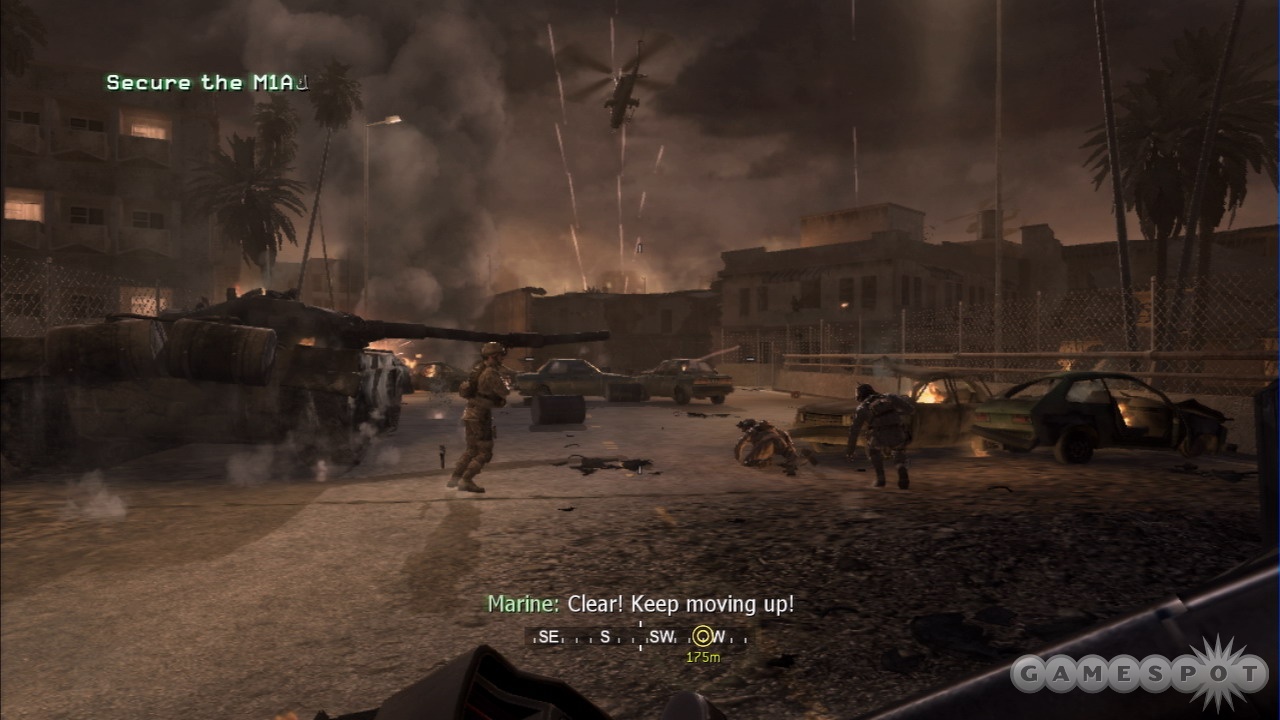  We're pretty sure that real war doesn't look quite as cool as Call of Duty 4 does.
