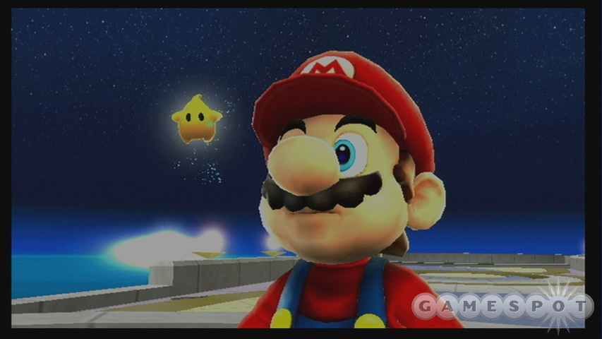 Mario takes to the stars in Super Mario Galaxy.