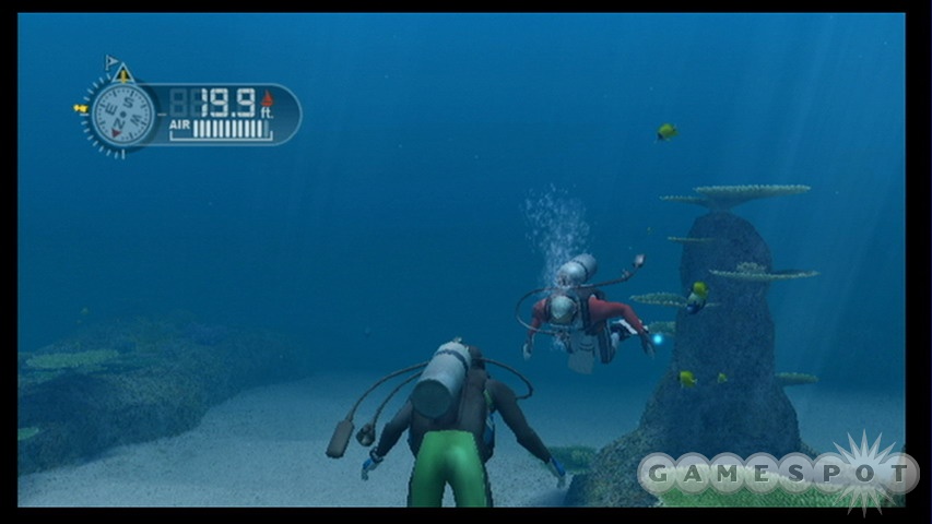 With Nintendo Wi-Fi you don't have to dive alone.
