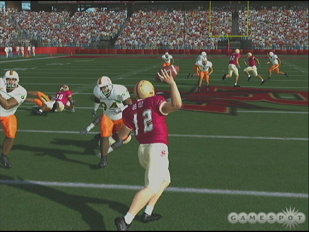 The Boston College Eagles have a solid quarterback leading the offense.