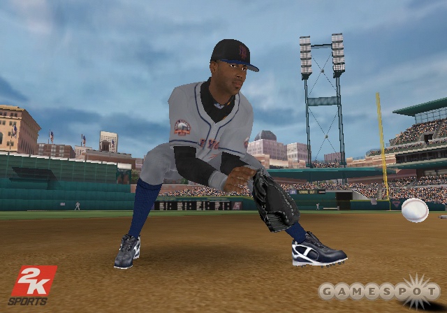 It may be winter outside but, in the minds of the developers of MLB 2K8, it's always midsummer.