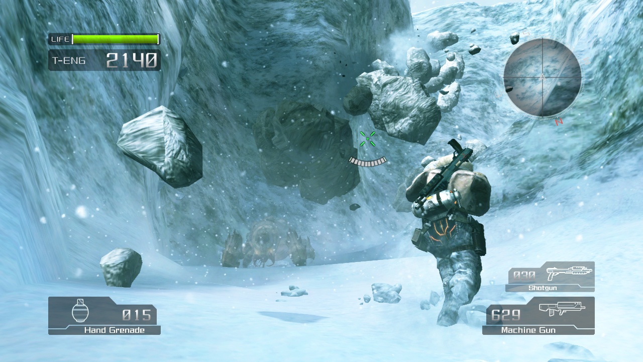 Lost Planet for the PS3 doesn't look quite as sharp as previously released versions.