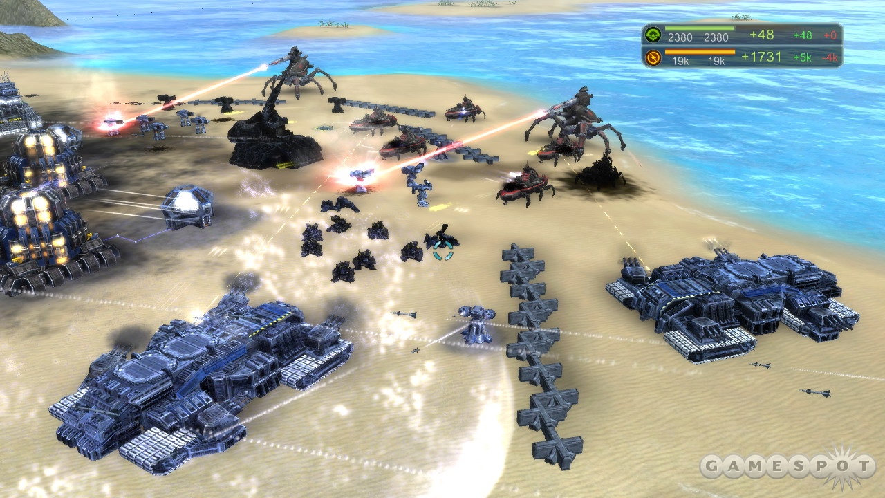 Supreme Commander's futuristic weaponry and epic scale is heading to an Xbox 360 near you.