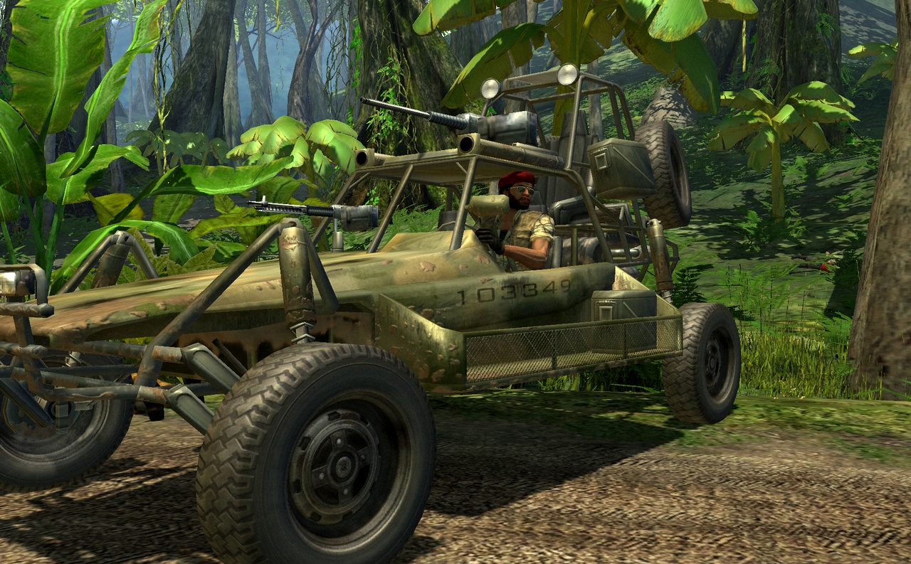 There are five warring factions in Mercs 2, but jumping into one of their vehicles will disguise you as one of them.