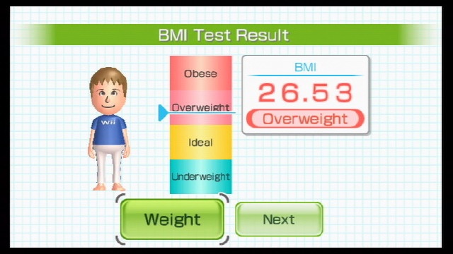 If you're overweight in real life, expect to see your Mii suddenly adorned with a big beer belly.