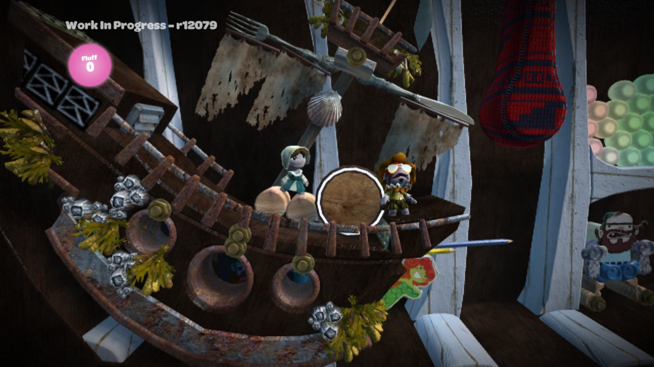 Half the fun of LittleBigPlanet comes from playing around with the world and its realistic physics system.