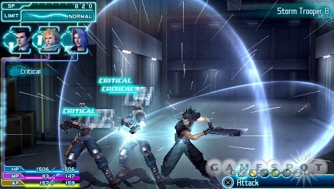 The quick-moving combat system blends action-oriented controls with a turn-based command structure.