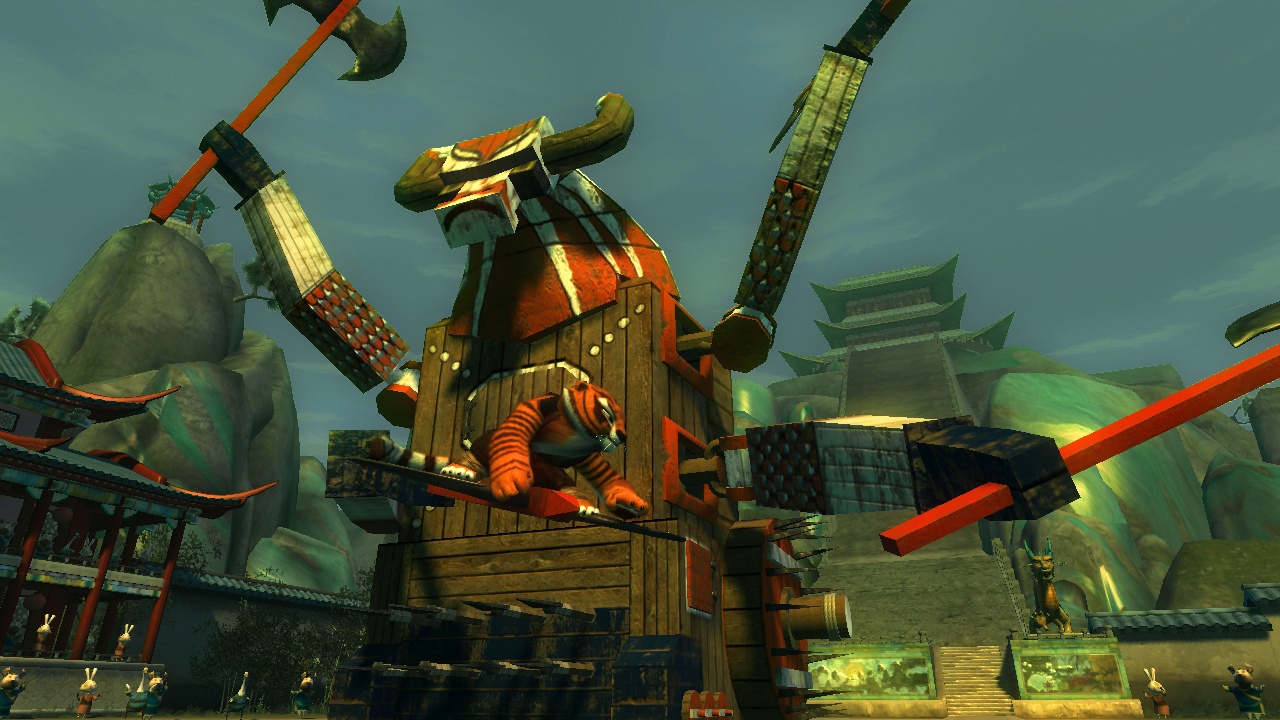 All the major characters from the film make an appearance in the console version of Kung Fu Panda.
