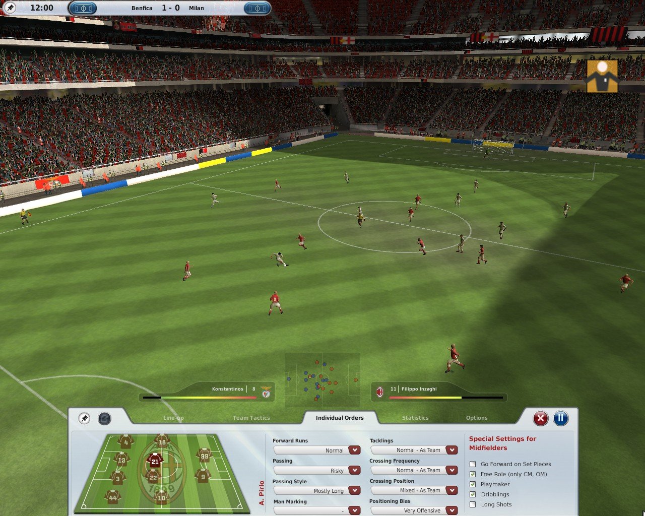 The match engine has been completely revamped, borrowing technology and assets from EA Sports stablemate FIFA 09.