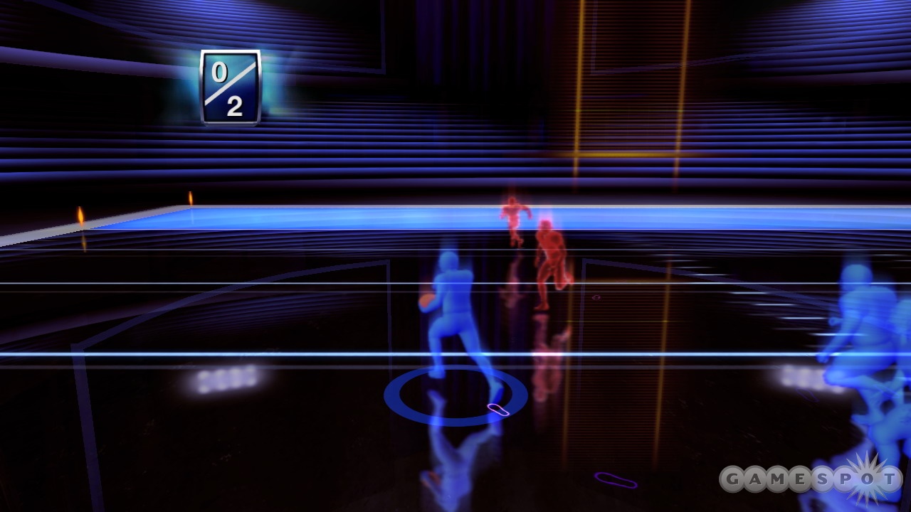 No, it's not the new Tron game, it's the virtual reality trainer in Madden NFL 09.