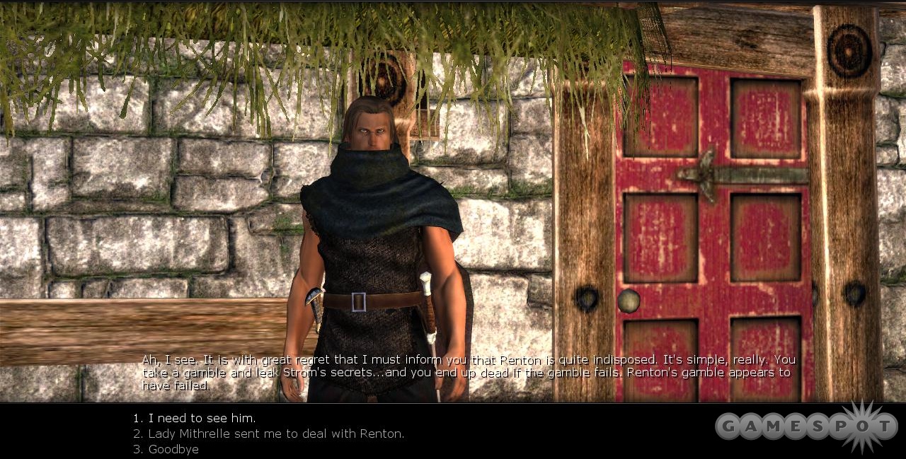 Every conversation in Tortage initiates a cutscene complete with full voice acting.