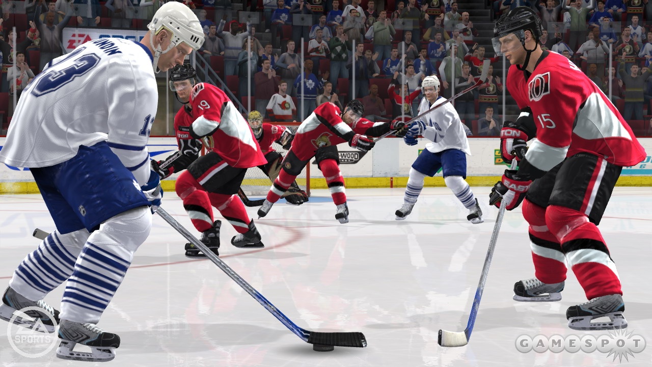 Last year's NHL game from EA Sports was our sports game of the year. The recipe for NHL 09: Bigger and better.