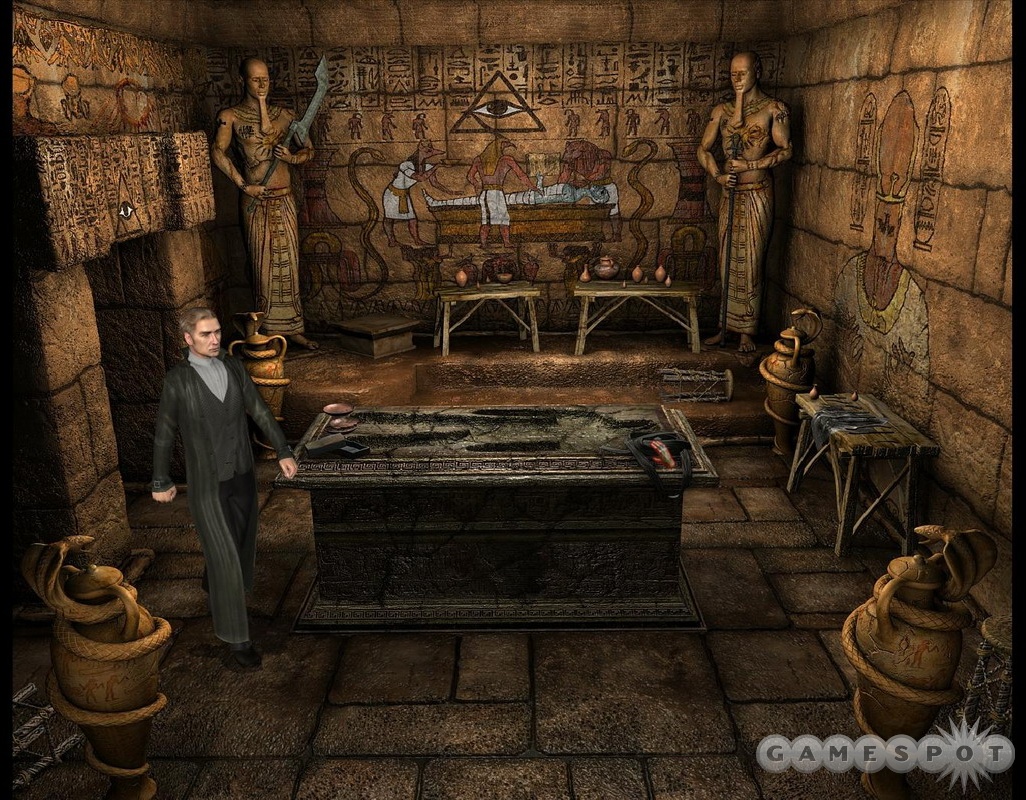 While Van Helsing's trip to Cairo might be a departure from Bram Stoker's novel, ancient tombs and mummies are a great addition to any gothic horror tale.