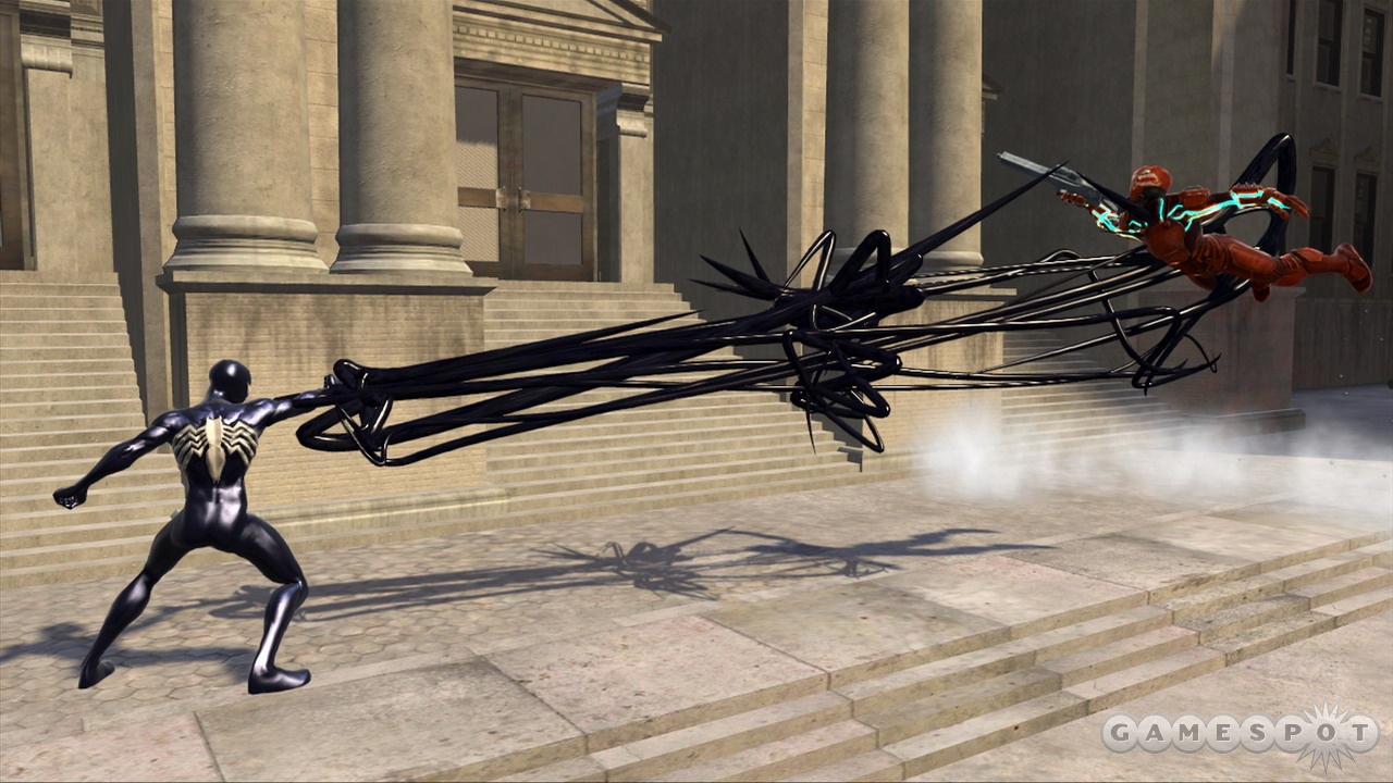 Web of Shadows uses a combo-heavy combat system.
