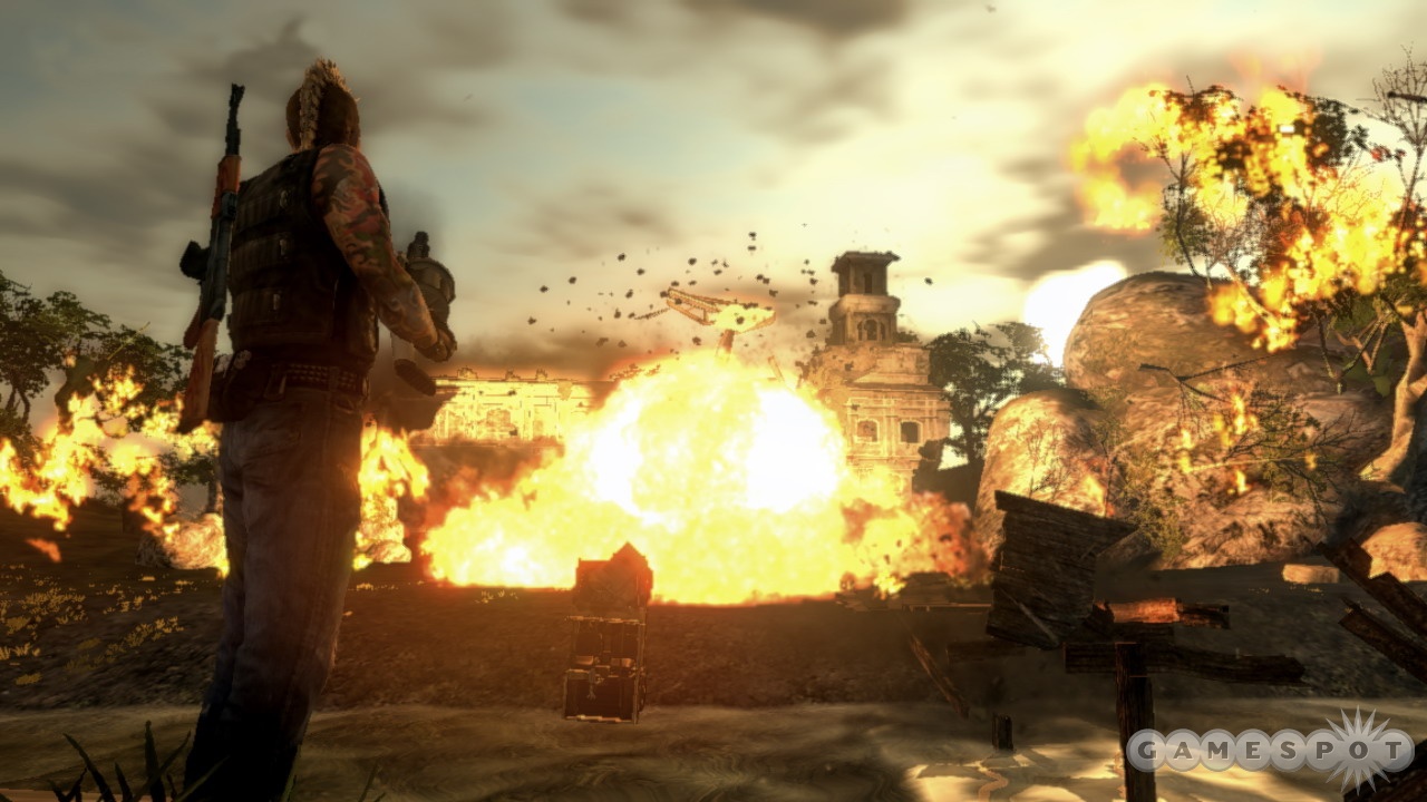 It's a good thing explosions look so nice, because there are a lot of them.