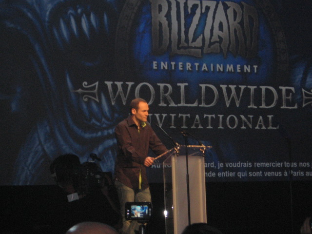 Blizzard's MD thanks the crowd.