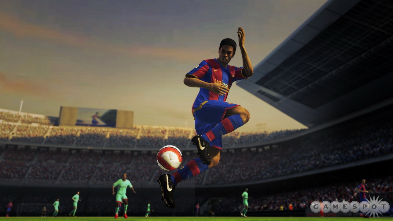 Improved controls and branching dribble animations should make players like Ronaldinho even more dangerous.