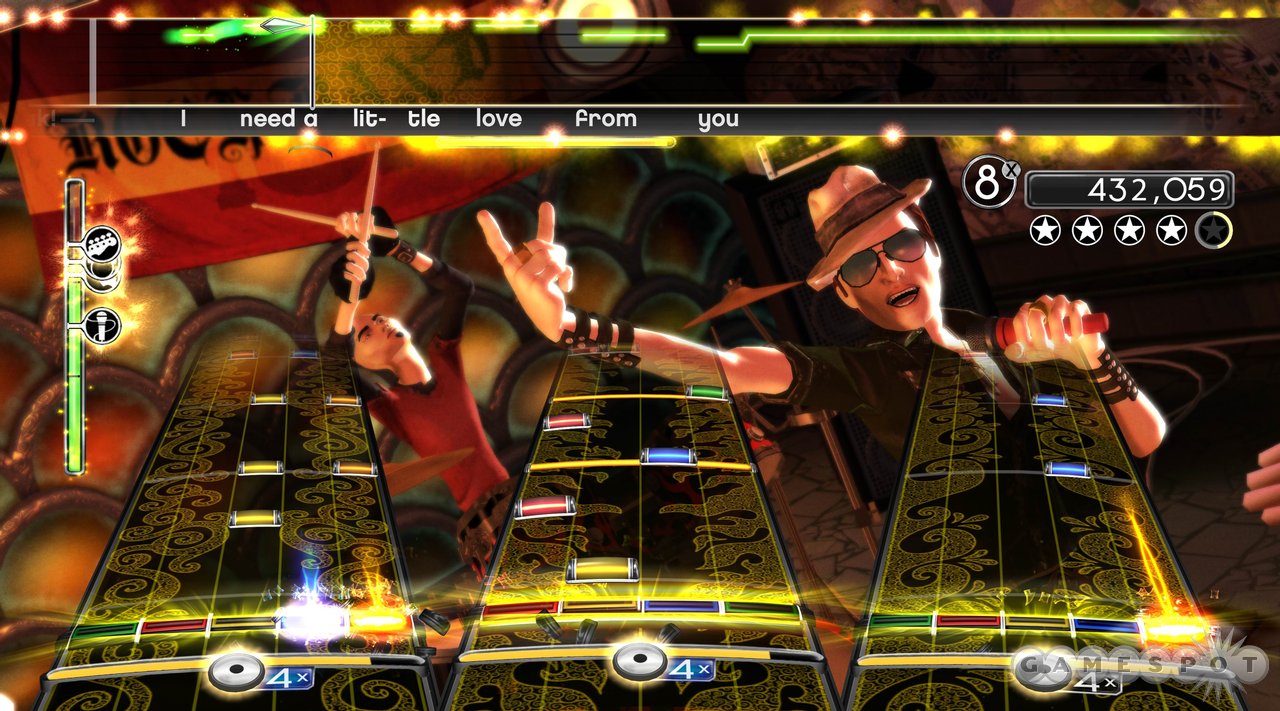 Hook up with your bandmates across the world in online world tour, or take part in challenges throughout the game. How you play Rock Band 2 is up to you.