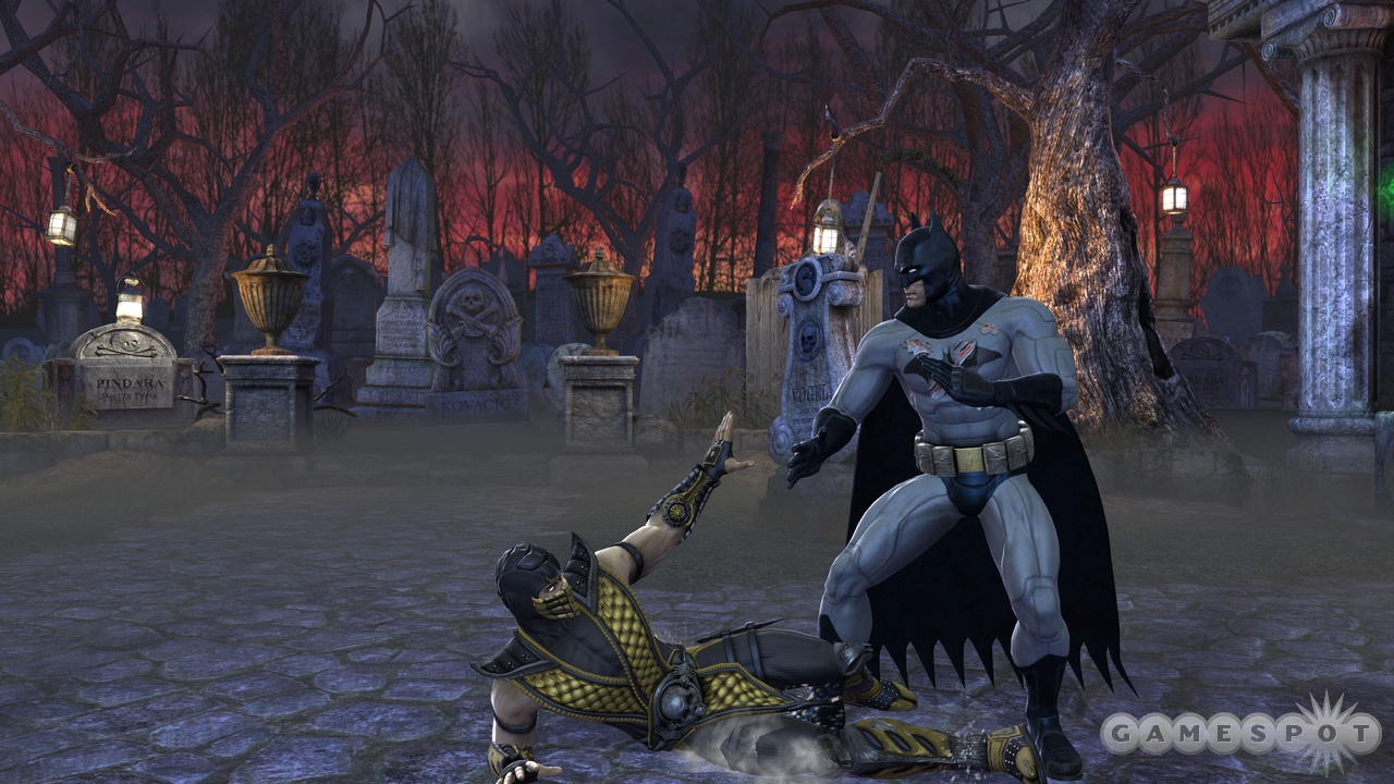 It's legend-on-legend violence in Mortal Kombat vs. DC Universe.
