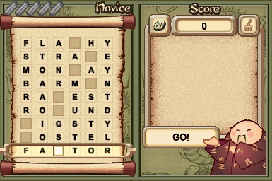 It's a game about English words with a calligraphy theme. It doesn't make sense, but it looks nice.