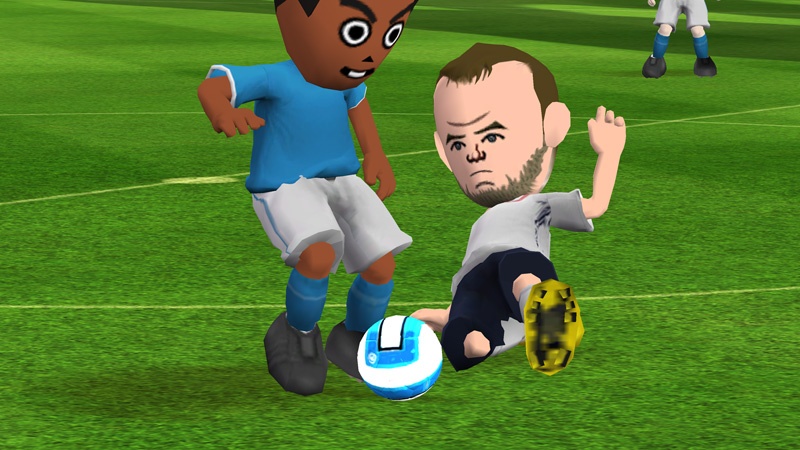 The eight-player Footii mode is a faster, more cartoony take on the standard game.