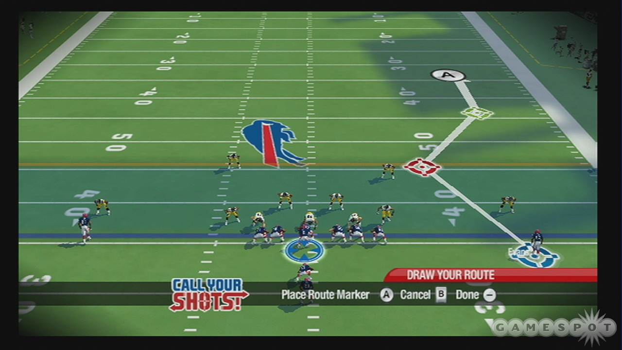 The ability to draw your own plays before the snap is 09's best feature.