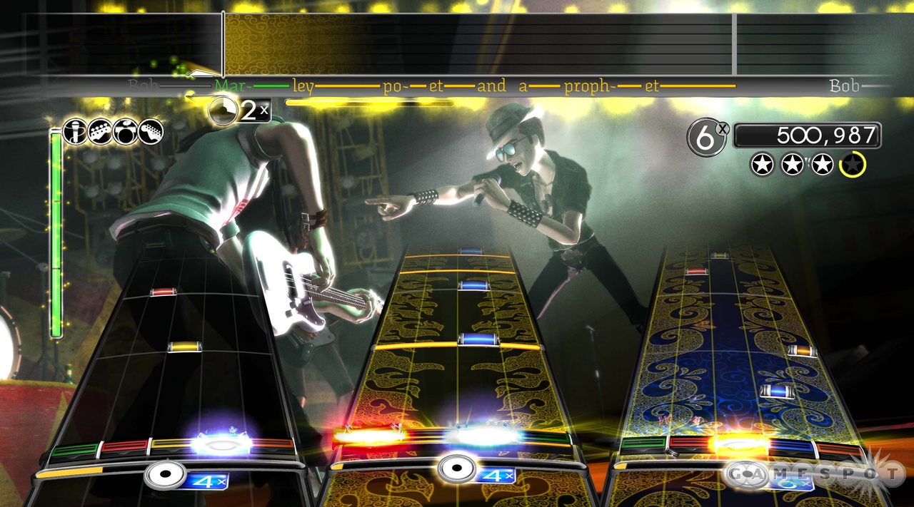 Bust a high score in a challenge and prove that you're the king of rock.