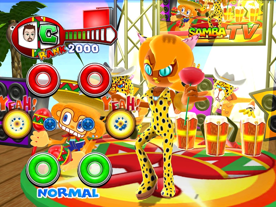 The colorful and goofy graphics of the original game return for the Wii version.