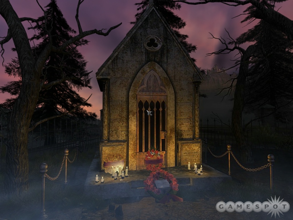 No Dracula-inspired game would be complete without a spooky grave.