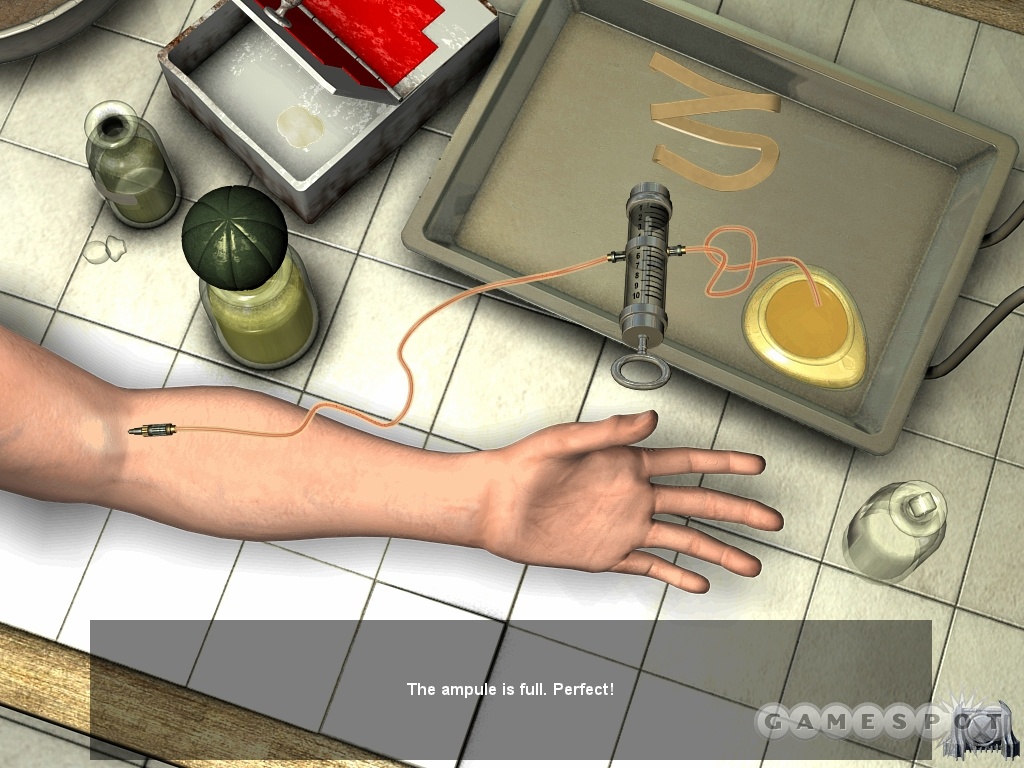 Drawing blood in such an antiseptic fashion isn't what you expect in a game supposedly about hunting down vampires.
