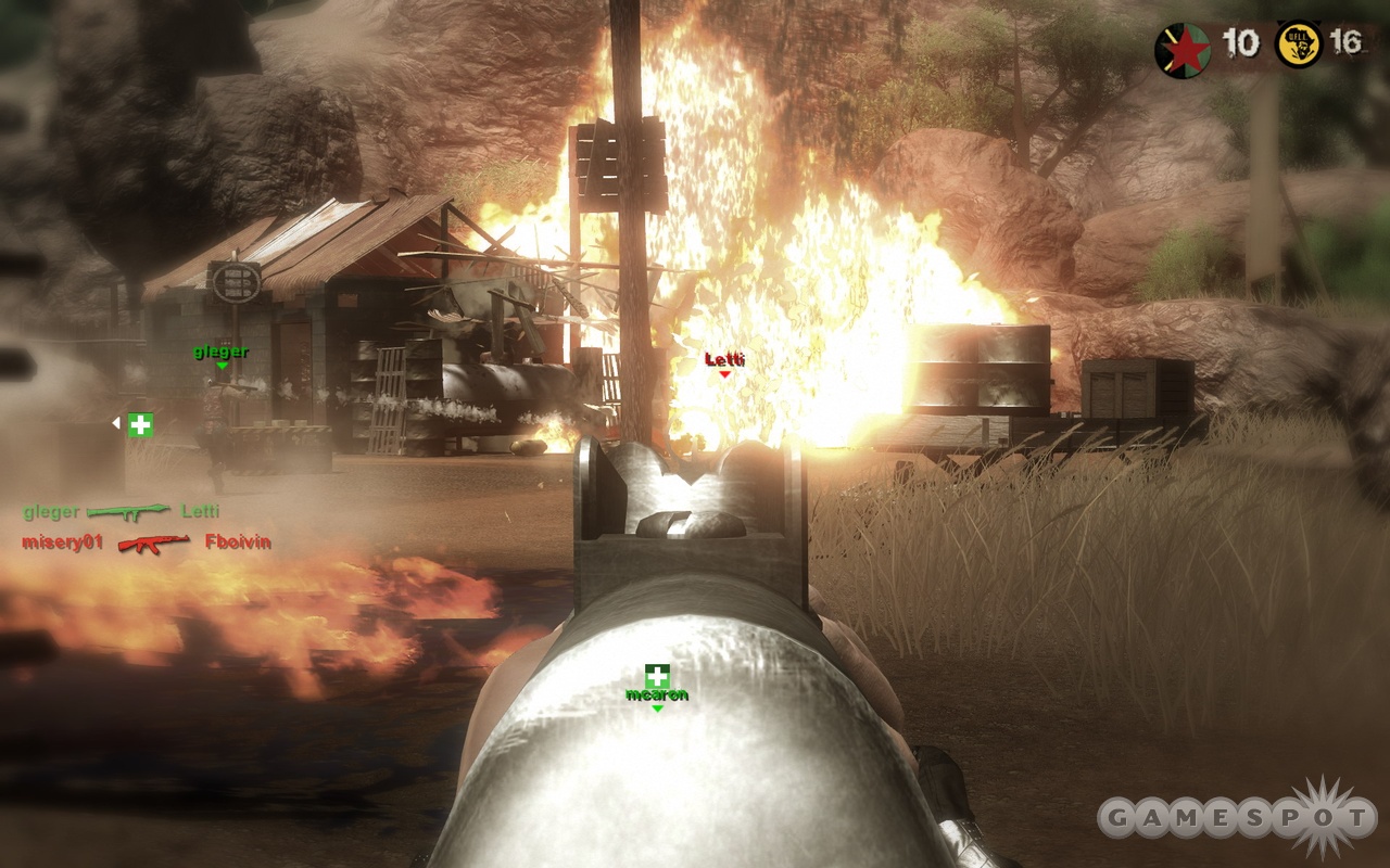 Far Cry 2 is just as explosive in multiplayer.
