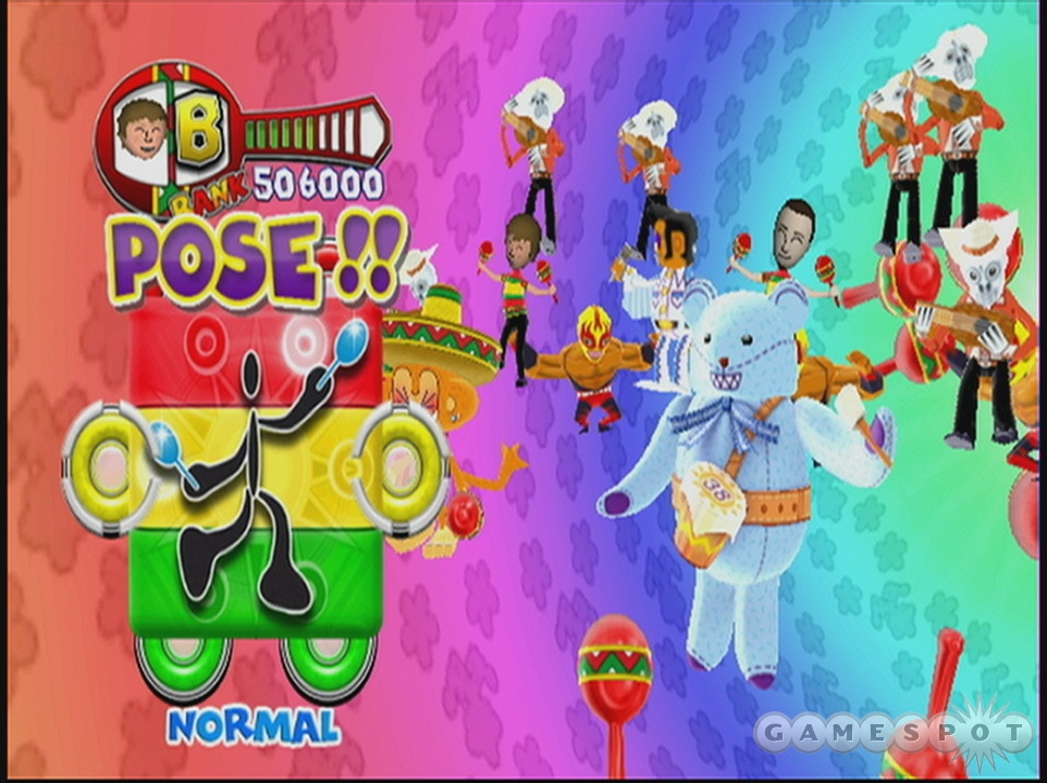You're in hyperspace with masked wrestlers, undead guitarists, and a stitched-up bear: Pose!!