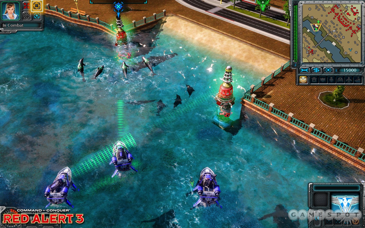  Welcome to Red Alert 3. Yeah, those are dolphins.