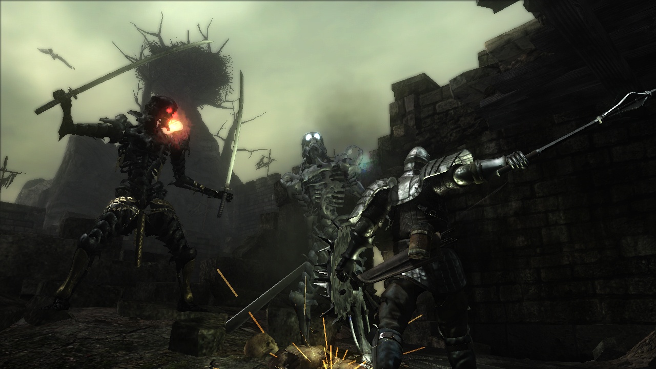 A mace makes an excellent choice of weapon when attacking skeletons, no matter how many swords they may be waving at you.