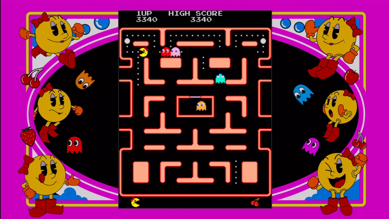 The lovely Ms. Pac-Man.