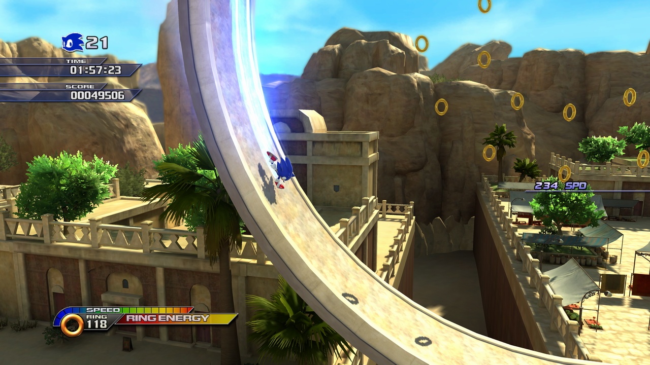 The speed is well and truly back with Sonic in Unleashed.