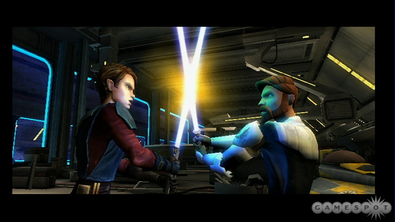 Duel of fates? Each battle has specific recorded dialogue.