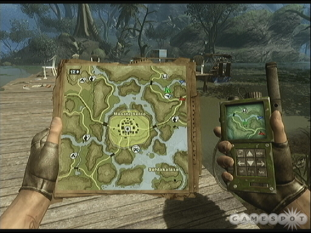 HOW BIG IS THE MAP in Far Cry 2? Drive Across the Map (Map 2) 