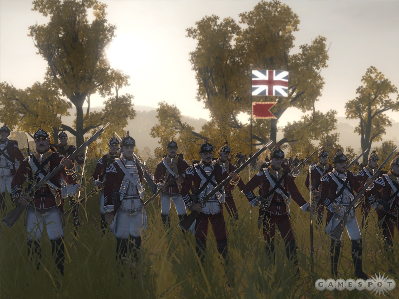 Each faction will have its own specialized units, such as the highly trained British Redcoats.