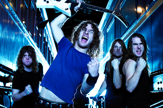 Aussie pub rock band Airbourne are featured in both the Rock Band and Guitar Hero games.