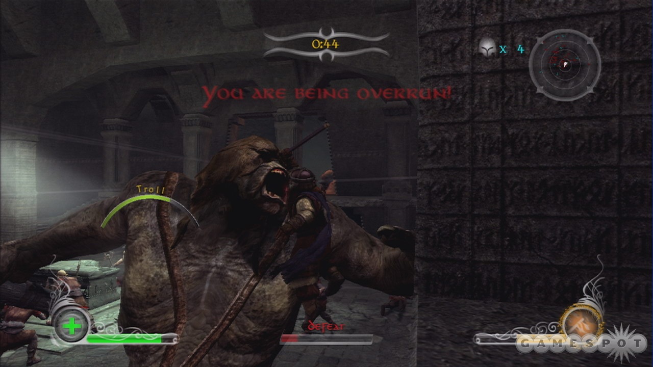 If Gimli stuck an axe in your eye, you'd try to bite his face off too.