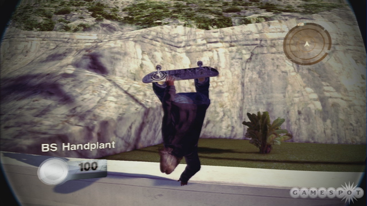 New tricks in your repertoire include a number of handplants.