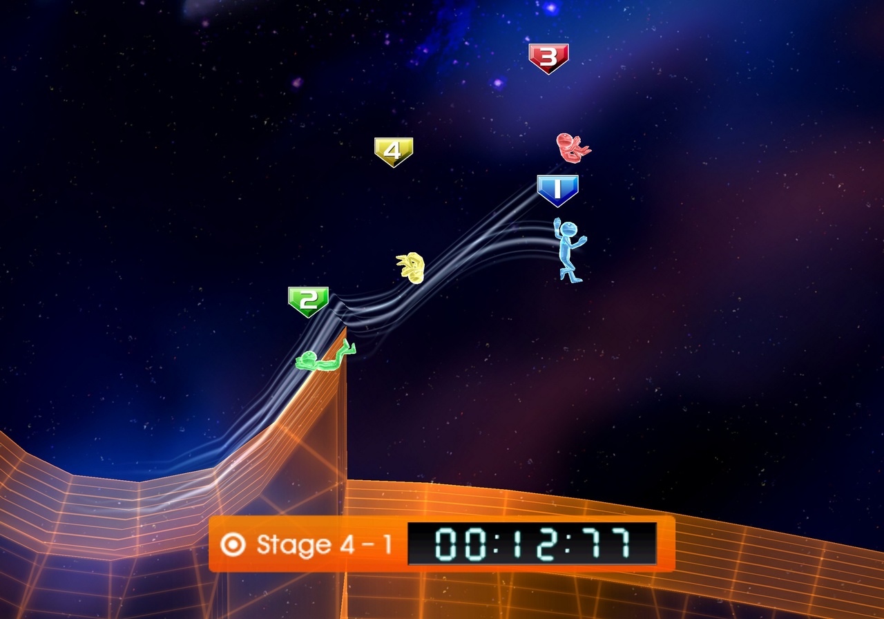 Up to four players can tap it out in Tap Runner.